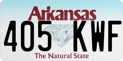 AR license plate 405KWF