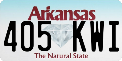 AR license plate 405KWI