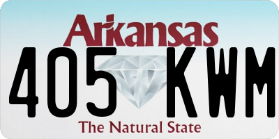 AR license plate 405KWM