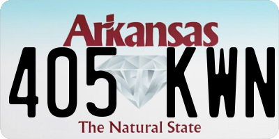 AR license plate 405KWN
