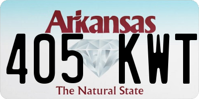 AR license plate 405KWT