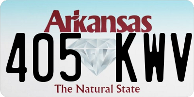 AR license plate 405KWV