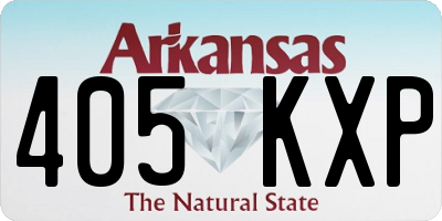 AR license plate 405KXP