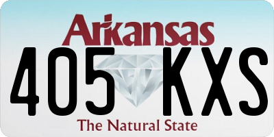 AR license plate 405KXS