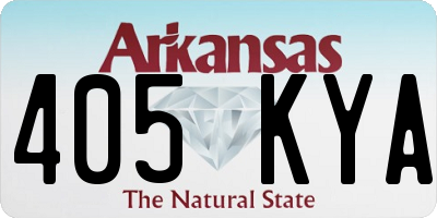 AR license plate 405KYA