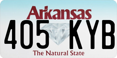 AR license plate 405KYB