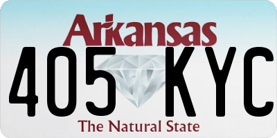 AR license plate 405KYC