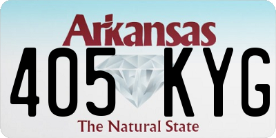 AR license plate 405KYG