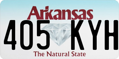 AR license plate 405KYH