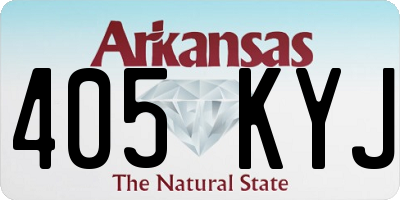 AR license plate 405KYJ