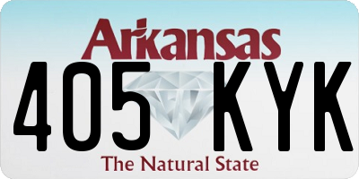 AR license plate 405KYK