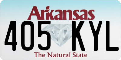 AR license plate 405KYL
