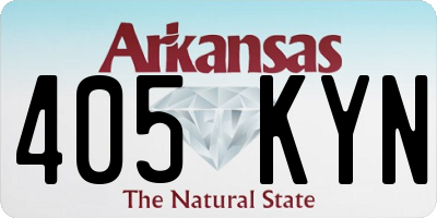 AR license plate 405KYN