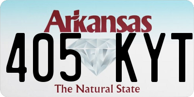 AR license plate 405KYT