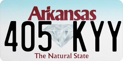 AR license plate 405KYY