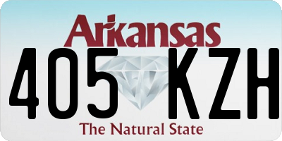 AR license plate 405KZH