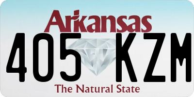 AR license plate 405KZM