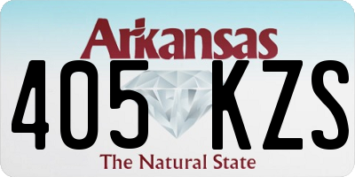 AR license plate 405KZS