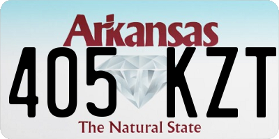 AR license plate 405KZT