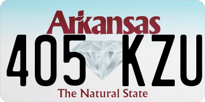 AR license plate 405KZU