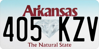AR license plate 405KZV