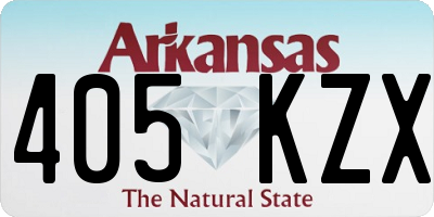 AR license plate 405KZX