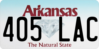 AR license plate 405LAC