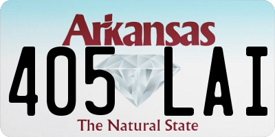 AR license plate 405LAI