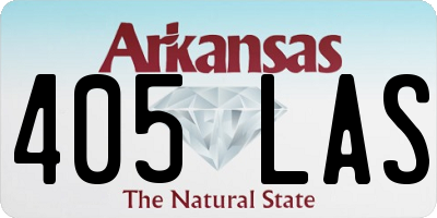 AR license plate 405LAS