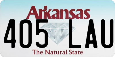 AR license plate 405LAU