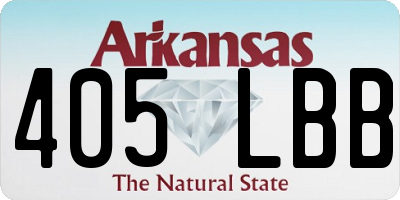 AR license plate 405LBB
