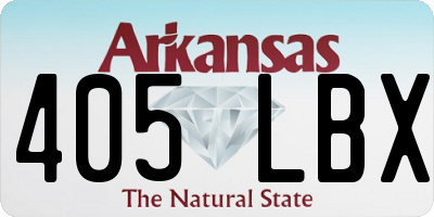AR license plate 405LBX