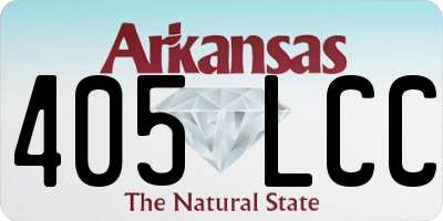 AR license plate 405LCC