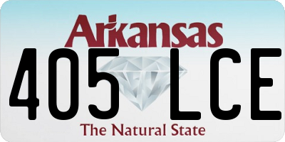 AR license plate 405LCE