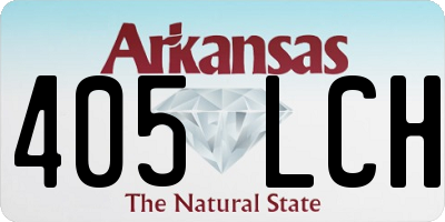 AR license plate 405LCH