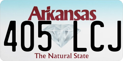 AR license plate 405LCJ