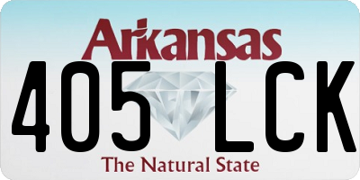 AR license plate 405LCK