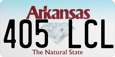 AR license plate 405LCL