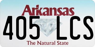 AR license plate 405LCS