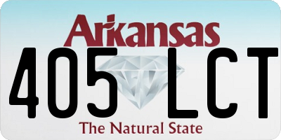 AR license plate 405LCT