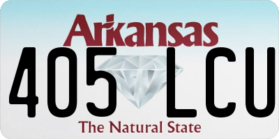 AR license plate 405LCU