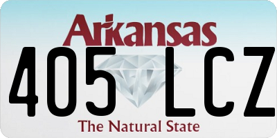 AR license plate 405LCZ