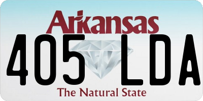 AR license plate 405LDA