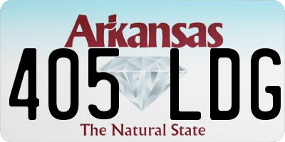 AR license plate 405LDG