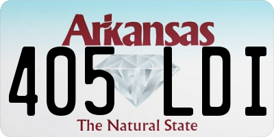AR license plate 405LDI