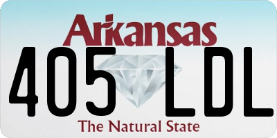 AR license plate 405LDL