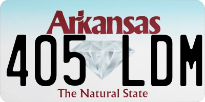 AR license plate 405LDM