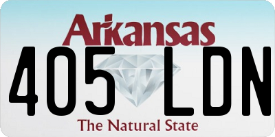 AR license plate 405LDN