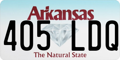 AR license plate 405LDQ