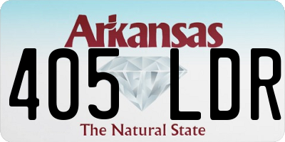 AR license plate 405LDR